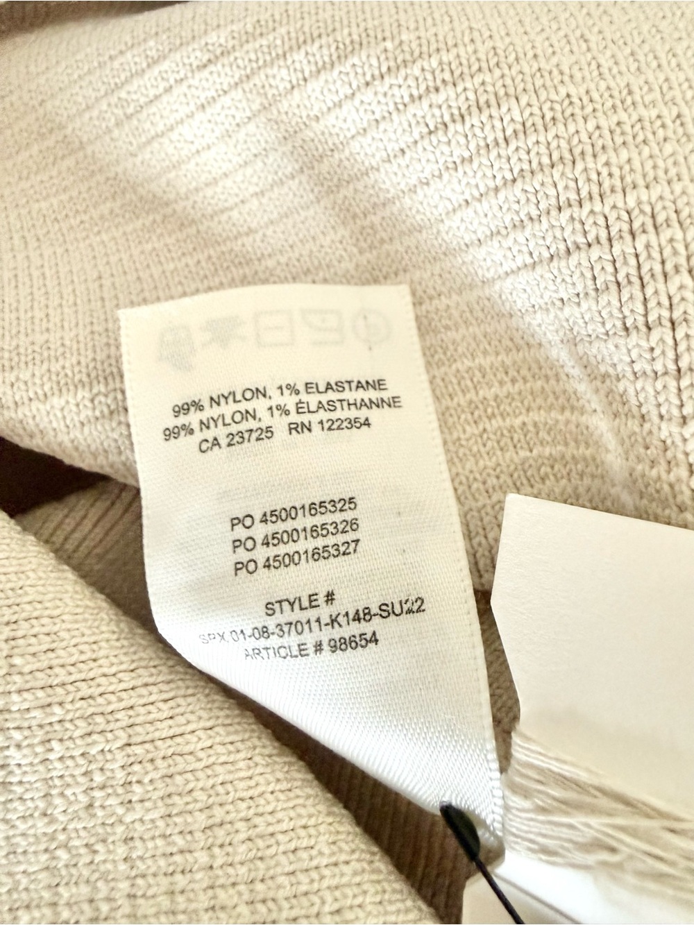 Babaton Cream Ribbed Knit Top - Picture 9 of 9